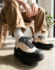 Herren Low Top Freizeitsneaker mit dicker Sohle – Retro-Schnürschuhe mit atmungsaktivem Mesh-Innenfutter und Gummisohle