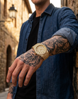 Men's Full Diamond Quartz Watch