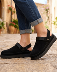 Women's Cork Sandals – Cowhide Upper with Optional Fleece Lining