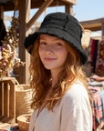 Women's Wide Brim Bucket Hat – UV Protection Dome Cap
