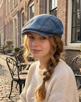 Retro Denim Baseballmütze – Vintage Washed Verstellbare Schirmmütze für Damen, 9 Farben, Einheitsgröße