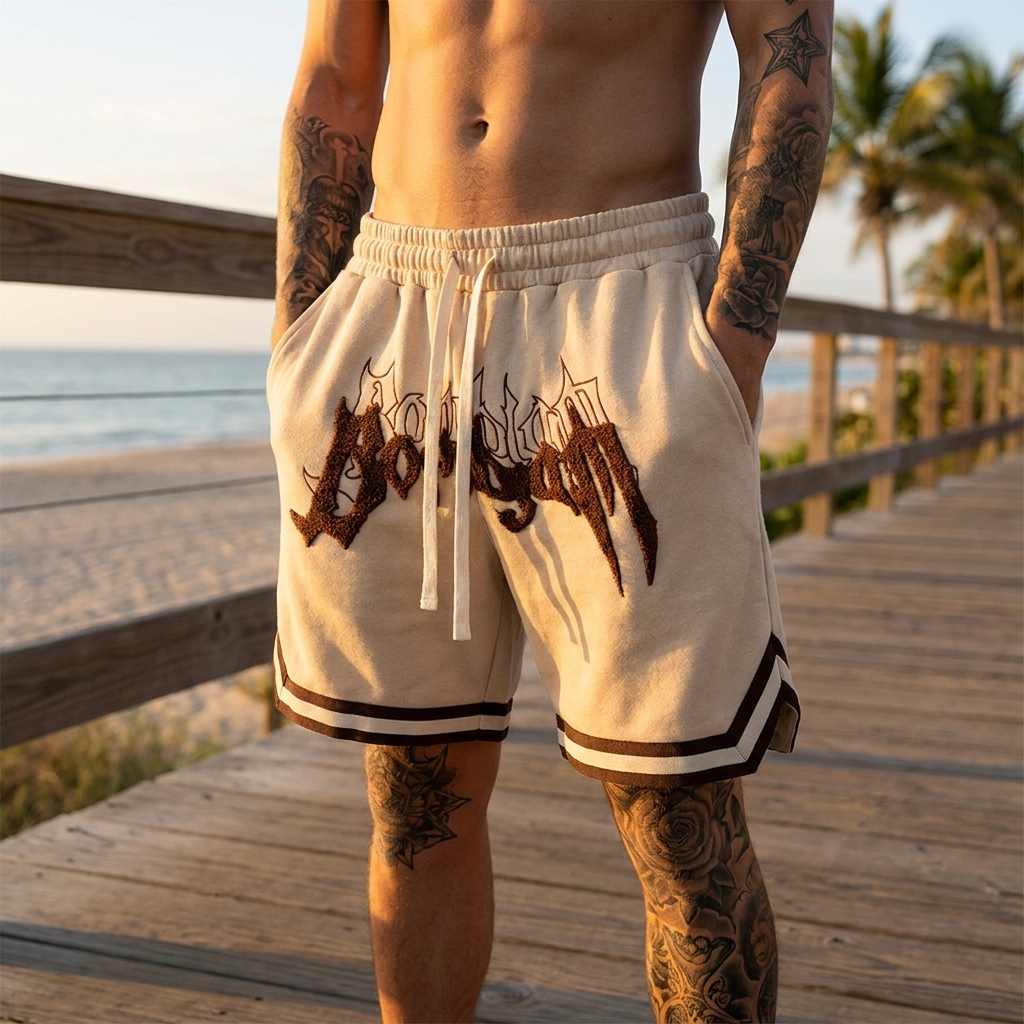Men's Terry Cloth Casual Shorts – Relaxed Fit