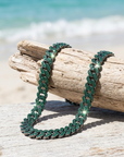 Men's Diamond-Studded Cuban Chain Necklace – Hip-Hop 12mm