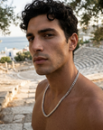 Men's Titanium Steel Geometric Chain Necklace