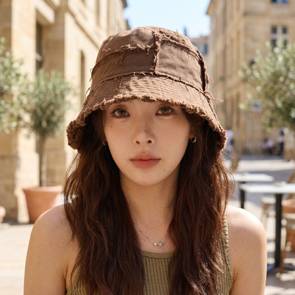 Women's Wide Brim Bucket Hat – UV Protection Dome Cap