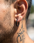 Men's Stainless Steel Hoop Earrings – Hypoallergenic Minimalist Hoops
