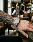 Men's Full Diamond Quartz Watch
