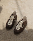 Damen-Freizeitsneaker aus Leder – Retro-Halbschuhe aus Rindsleder mit weicher Gummisohle, leichtem Tragekomfort und rutschfestem Design