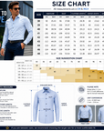 Men's Wrinkle-Free 4-Way Stretch Business Casual Long Sleeve Shirt