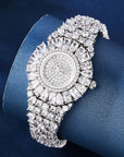 Women’s Rhinestone Fashion Watch – Diamond Accents, Socialite-Inspired Luxury Design