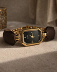 Women's Quartz Watch – Elegant 24-Hour Display with Butterfly Clasp, Leather & Metal Strap Options
