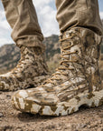 Herren High-Top Wanderstiefel – wasserdichtes Gore-Tex Futter, rutschfeste EVA-Sohle, Schnürsenkel Trekkingstiefel, EU 39–47