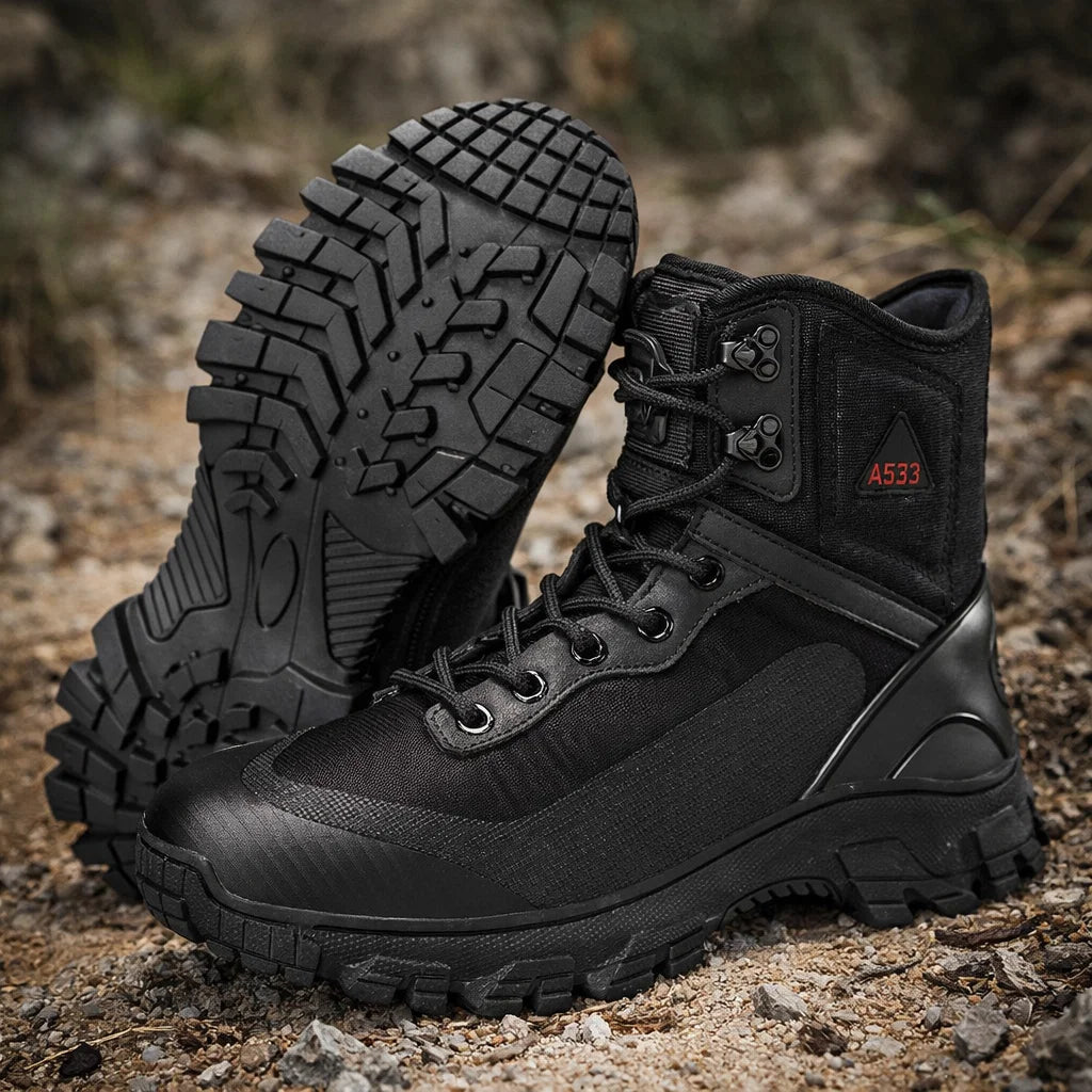 Herren High-Top Wanderstiefel – wasserdichtes Gore-Tex Futter, rutschfeste EVA-Sohle, Schnürsenkel Trekkingstiefel, EU 39–47