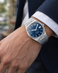 Men Automatic Mechanical Wristwatch – 40mm Stainless Steel Luminous Dial with Transparent Case Back