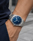 Men Automatic Mechanical Wristwatch – 40mm Stainless Steel Luminous Dial with Transparent Case Back