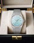 Men Automatic Mechanical Wristwatch – 40mm Stainless Steel Luminous Dial with Transparent Case Back