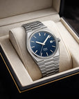 Men Automatic Mechanical Wristwatch – 40mm Stainless Steel Luminous Dial with Transparent Case Back